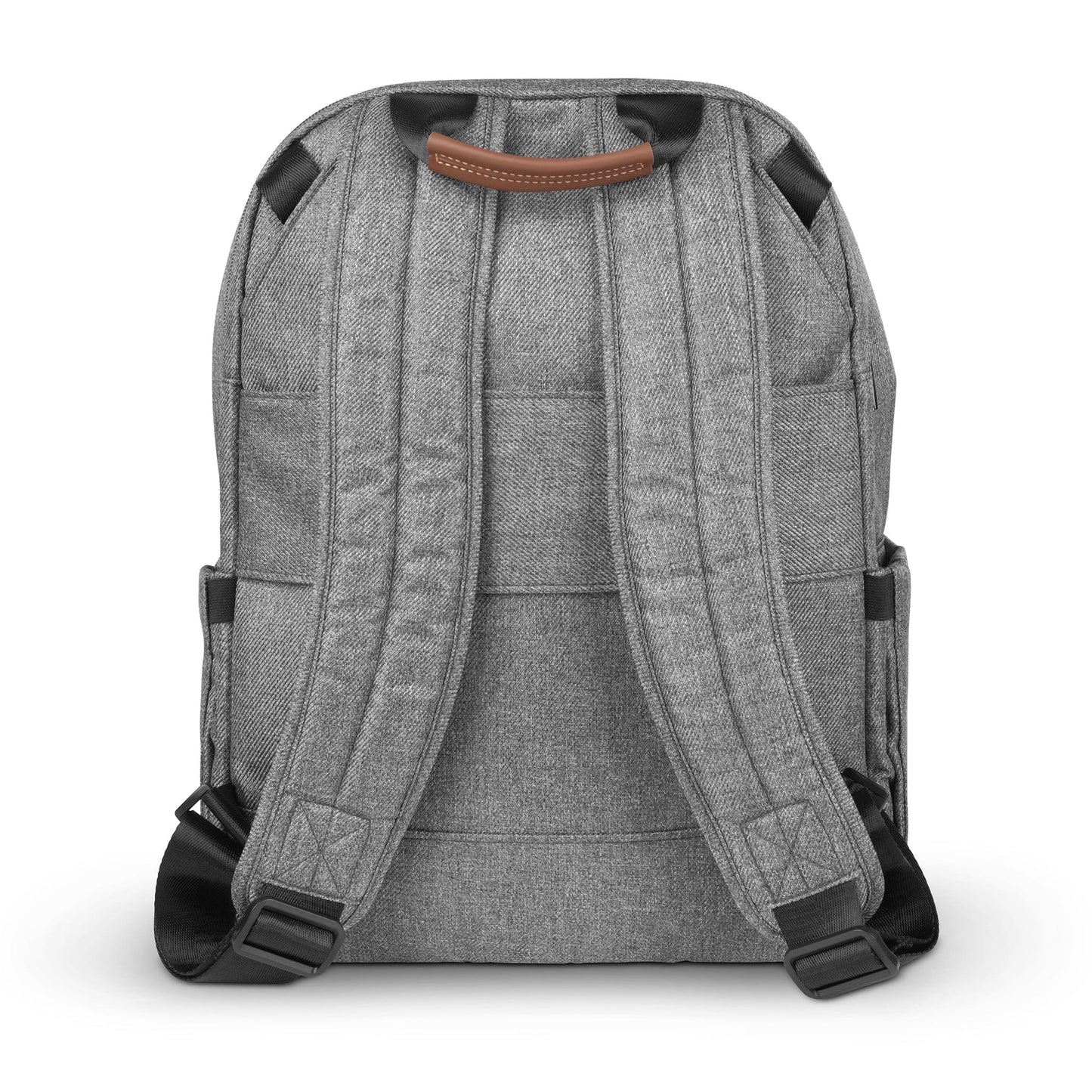UPPAbaby Changing Backpack - Greyson (Charcoal Melange / Saddle Leather) - 0902-DPB-WW-GRY