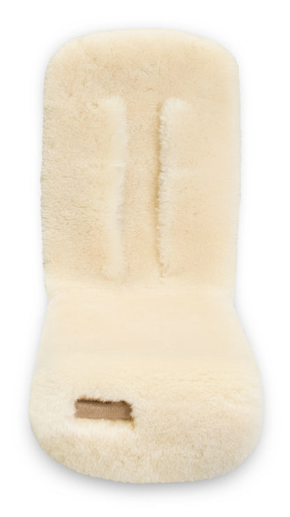 UPPAbaby Seat Liner Luxe - Natural Shearling Wool - Image 3