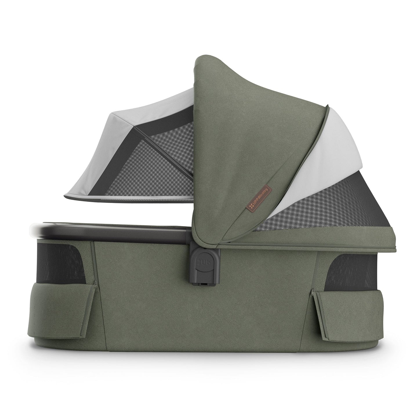 UPPAbaby Bassinet V3 - Evelyn (Meadow Green / Graphite Frame) - 0903-BAS-NA-EVE