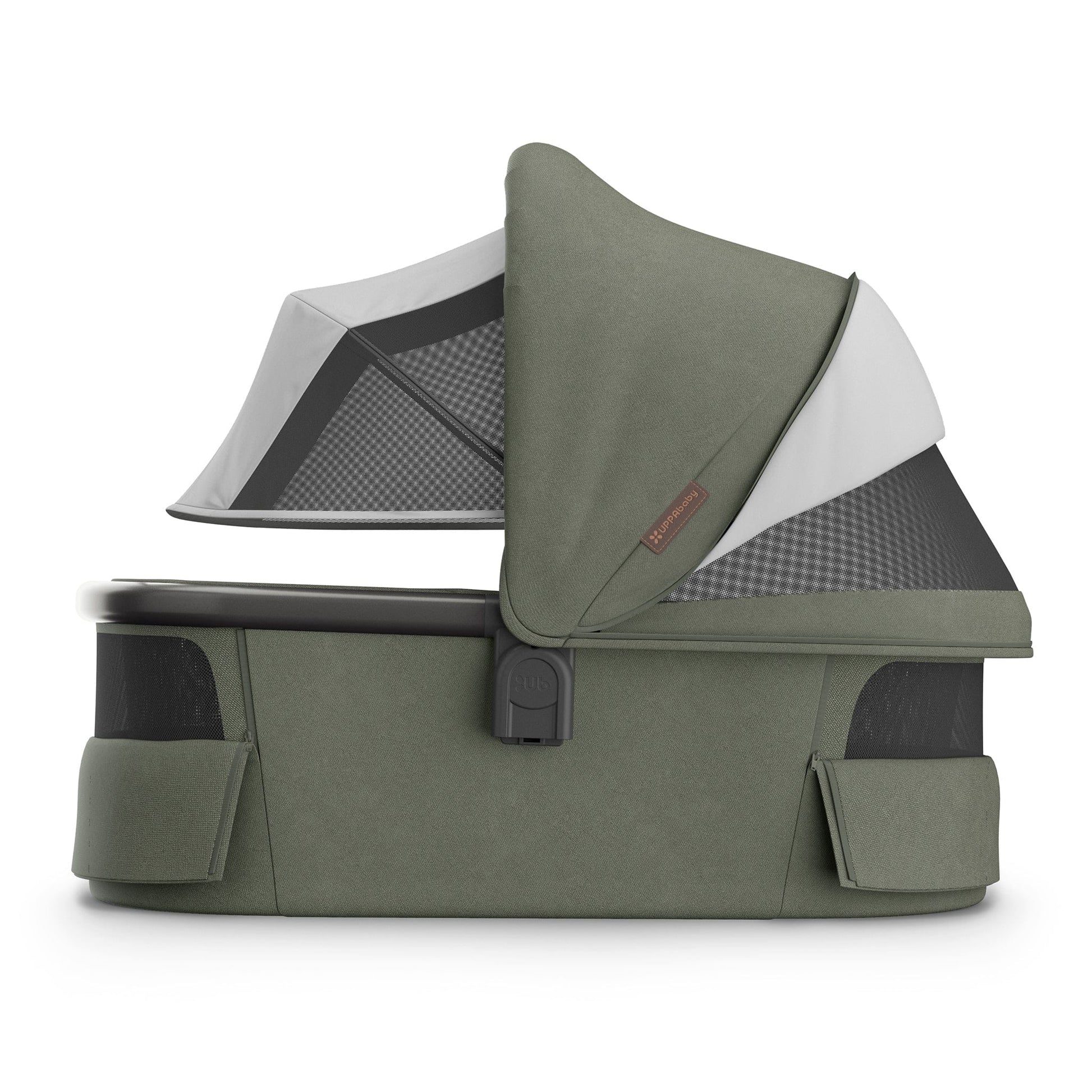 UPPAbaby Bassinet V3 - Evelyn (Meadow Green / Graphite Frame) - 0903-BAS-NA-EVE