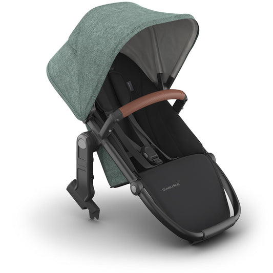 UPPAbaby RumbleSeat V3 - Gwen (Green Melange / Carbon Frame / Saddle Leather) - 0904-RBS-NA-GWN