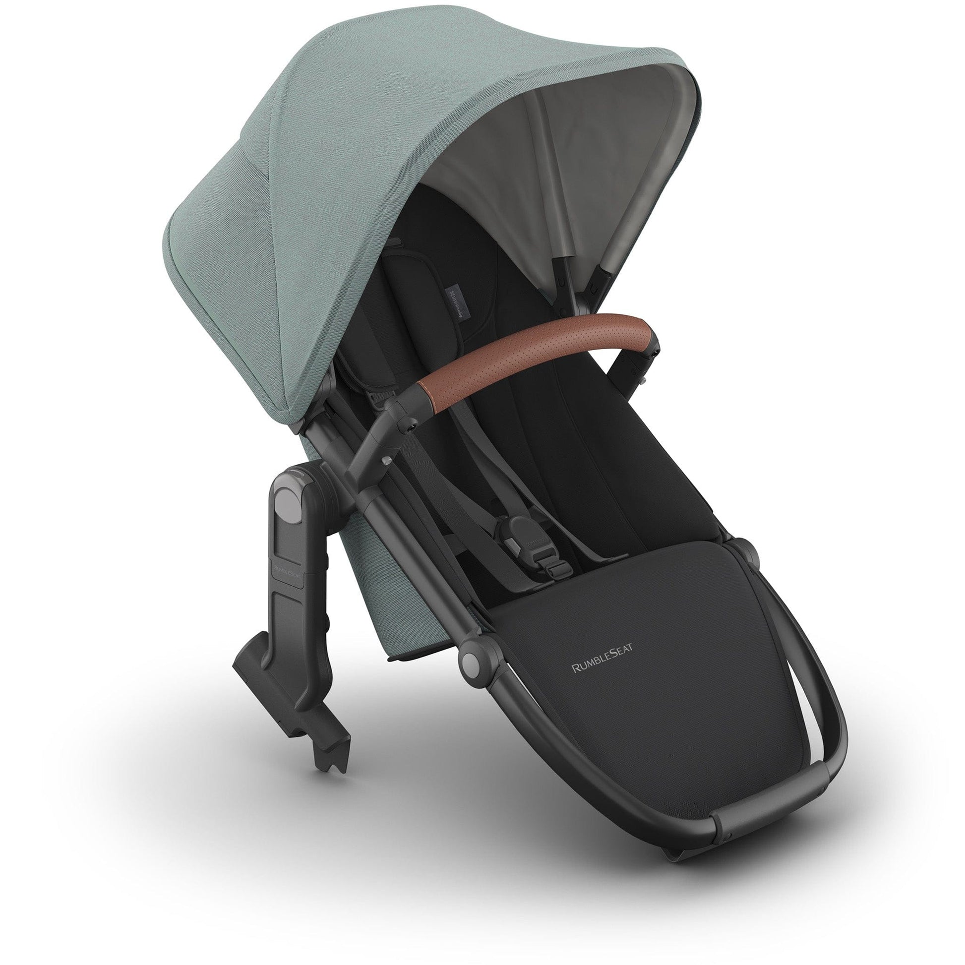 UPPAbaby RumbleSeat V3 - Kenzi (Mystic Aqua / Carbon Frame / Saddle Leather) - 0904-RBS-NA-KNZ