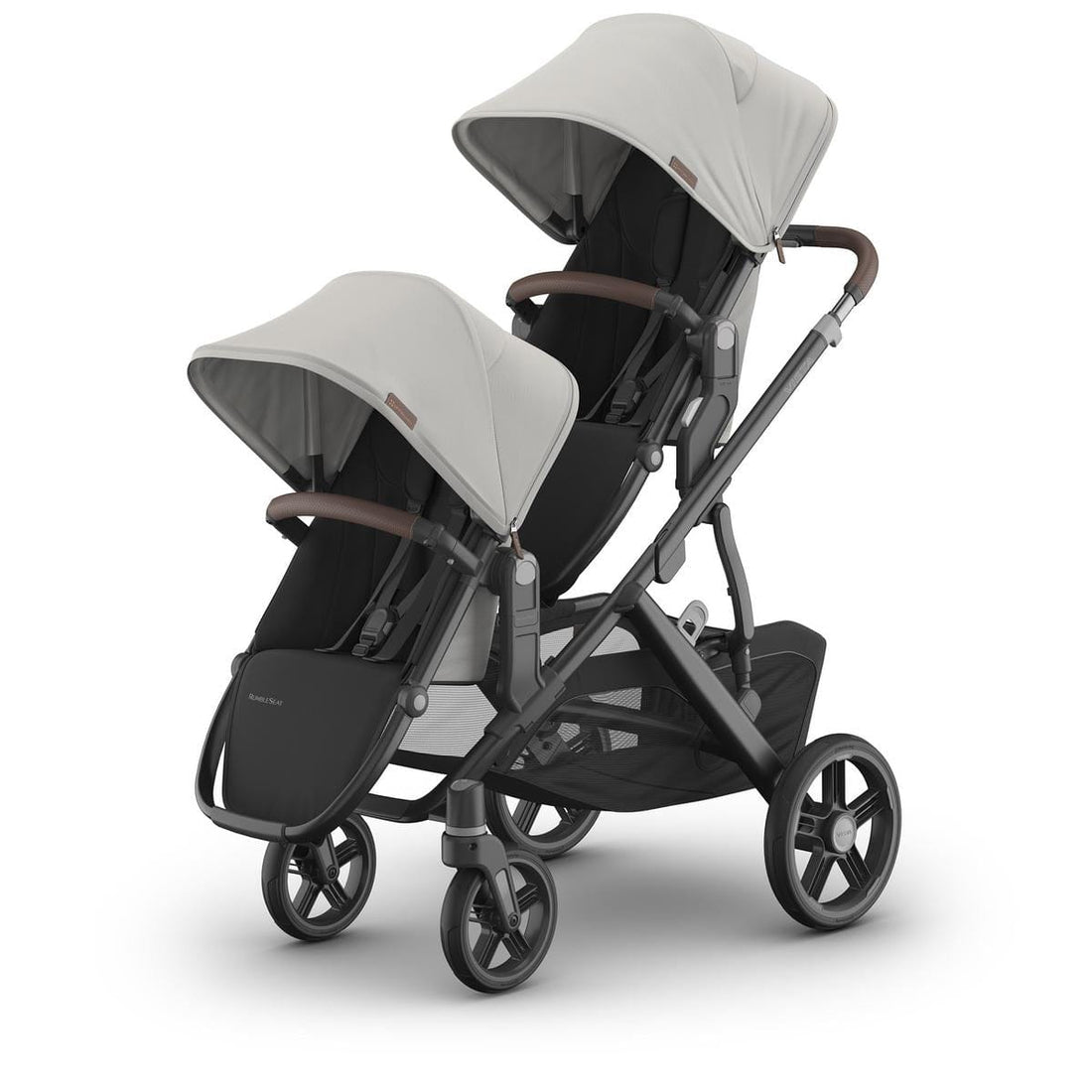 UPPAbaby Vista V3 Double Stroller with RumbleSeat V3 Bundle - Savannah - DBL-V3-0303-VSO-NA-SAV