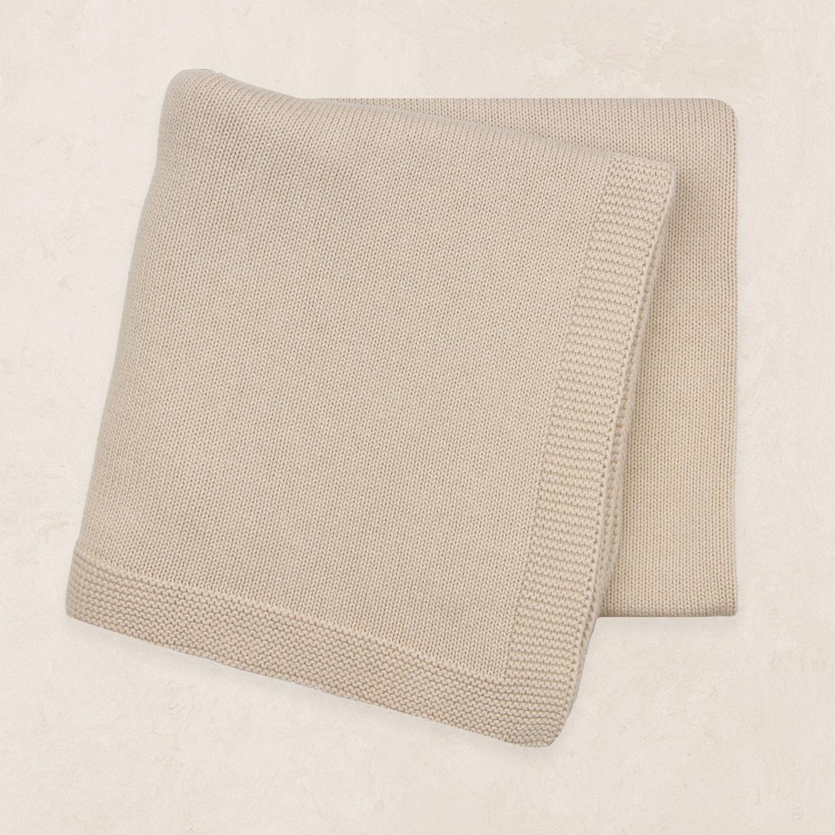 Lou Lou & Company Knit Blanket - Tan
