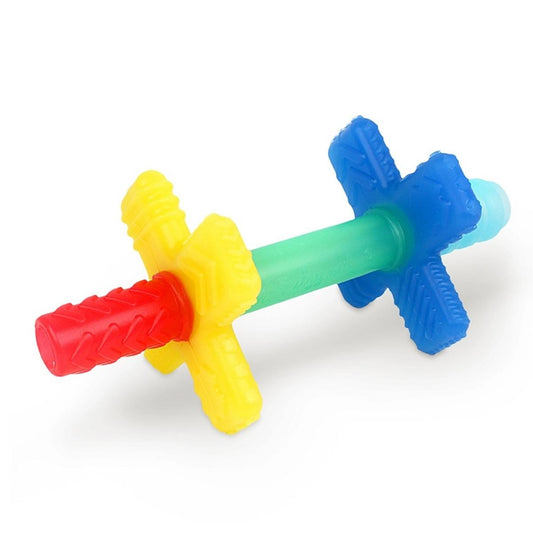 Itzy Ritzy Teensy Tubes Silicone Teething Chew Tube - Rainbow - TUBE8517