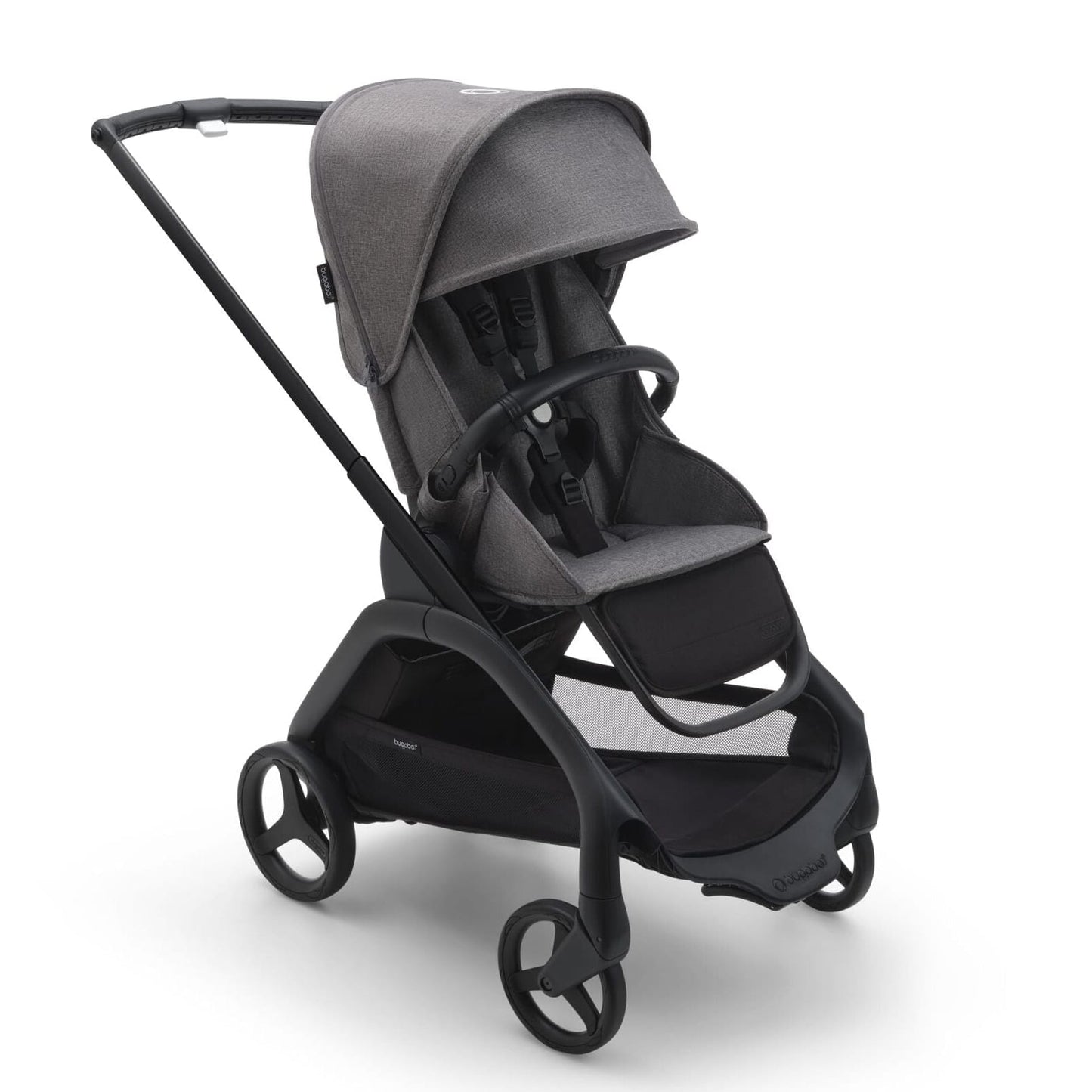 Bugaboo Dragonfly Complete Lightweight Compact Stroller - Black / Grey Melange