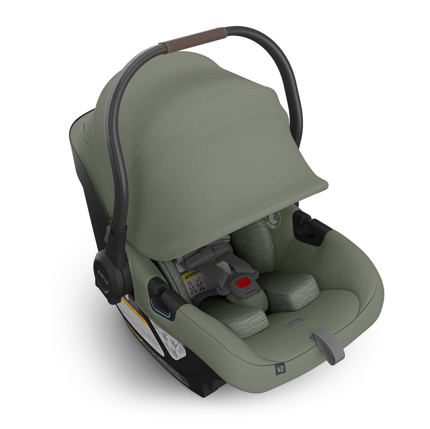 UPPAbaby Aria V2 Lightweight Infant Car Seat - Evelyn (Meadow Green)