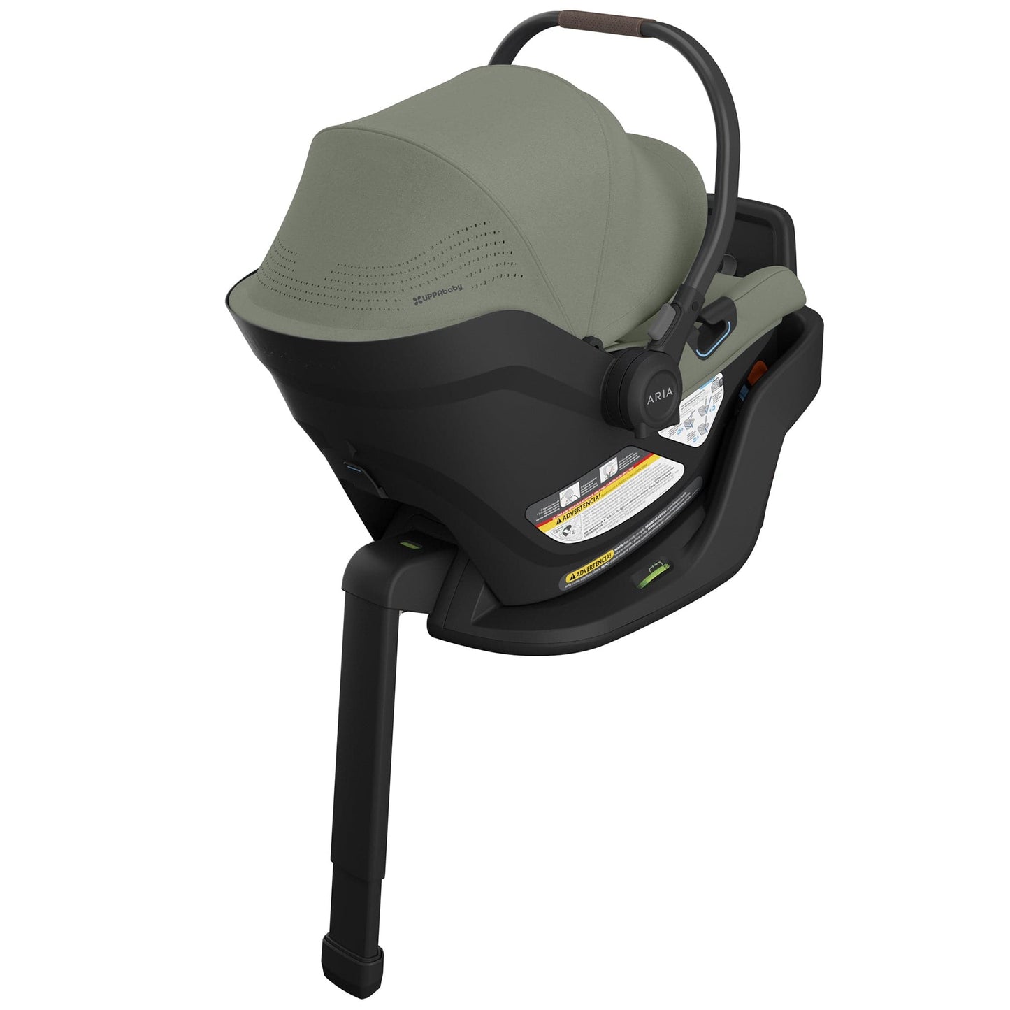 UPPAbaby Aria V2 Lightweight Infant Car Seat - Evelyn (Meadow Green)