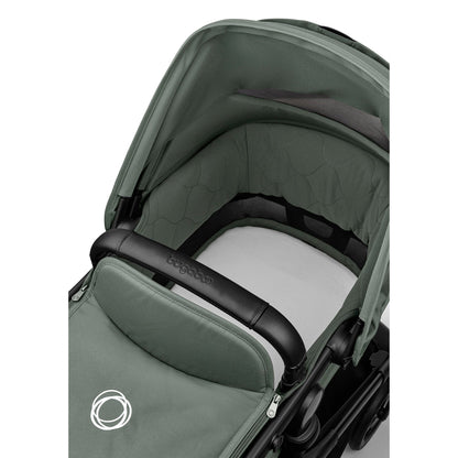 Bugaboo Kangaroo Complete Single-to-Double Stroller - Black / Forest Green / Forest Green