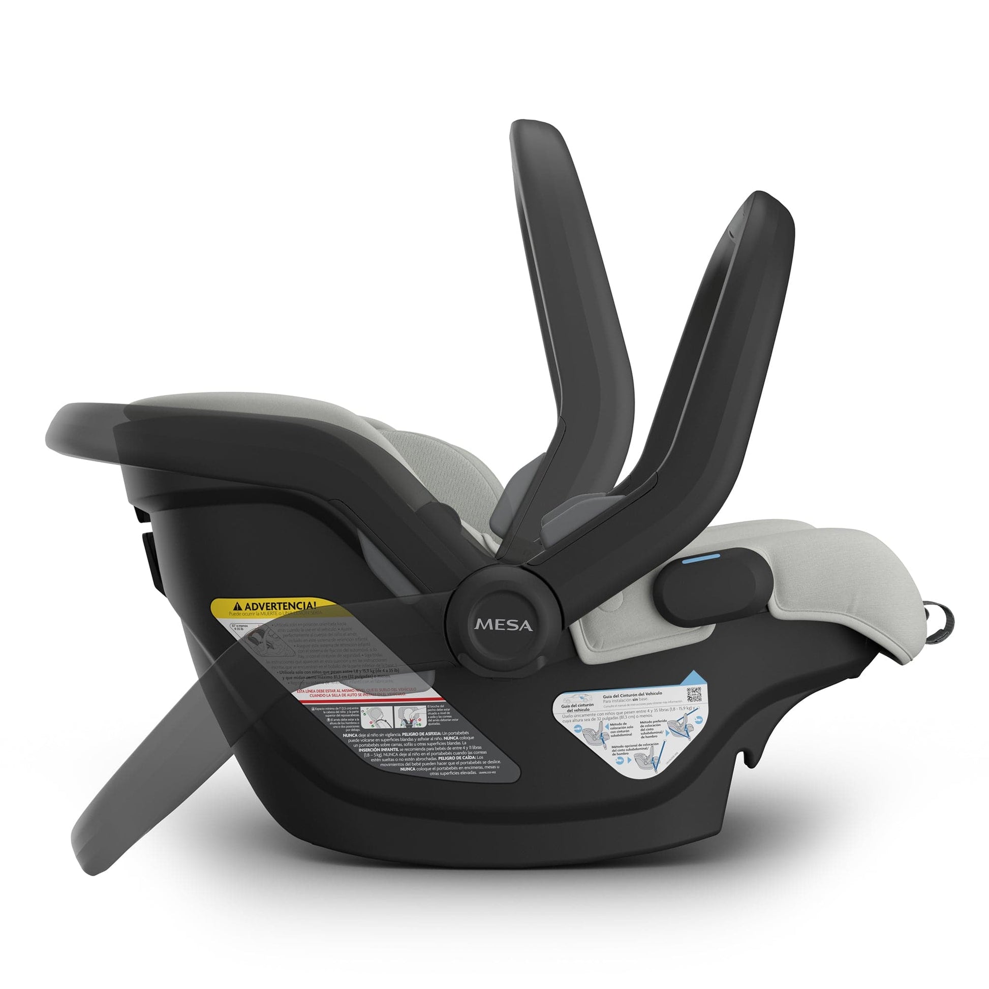 uppababy mesa car seat installation seat belt UPPAbaby Mesa V3 Infant Car Seat