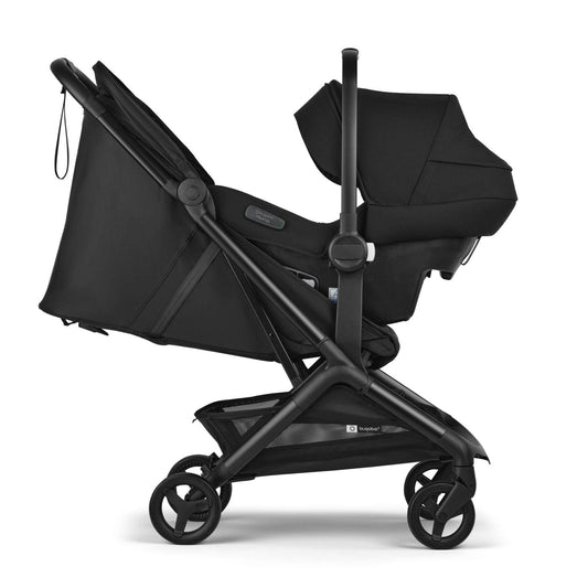 Bugaboo Butterfly 2 + Turtle Air Shield Travel System Bundle - Black / Heritage Black / Heritage Black / Black
