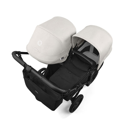 Bugaboo Donkey 6 Duo + Turtle Air Shield Travel System Bundle - Black / Heritage Black / Misty White - D6-DUO-TRVL-100370035