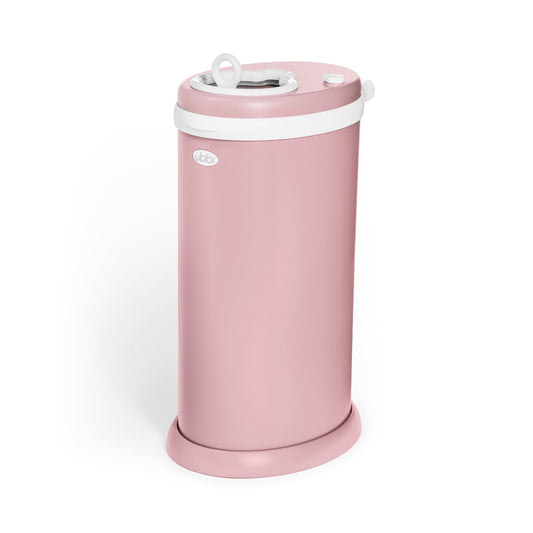 Ubbi Steel Diaper Pail - Matte Fig Blossom