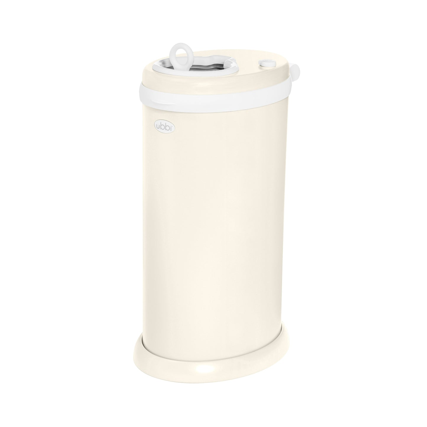 Ubbi Steel Diaper Pail - Matte Ivory