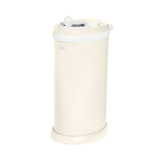 Ubbi Steel Diaper Pail - Matte Ivory