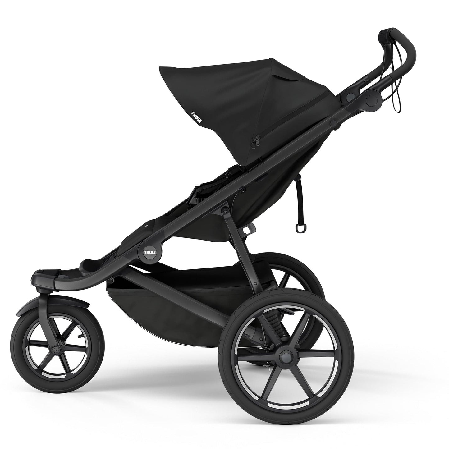 Thule Urban Glide 3 Single Jogging Stroller with Magnetic Buckle - Black