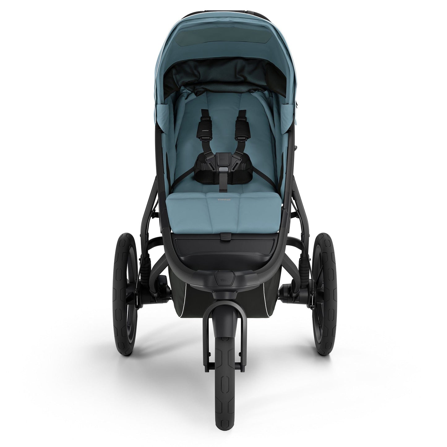 Thule Urban Glide 3 Single Jogging Stroller with Magnetic Buckle - Mid Blue