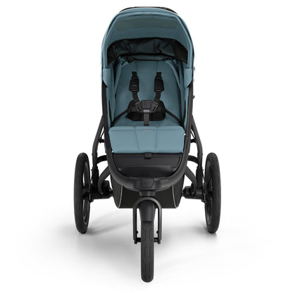 Thule Urban Glide 3 Single Jogging Stroller with Magnetic Buckle - Mid Blue