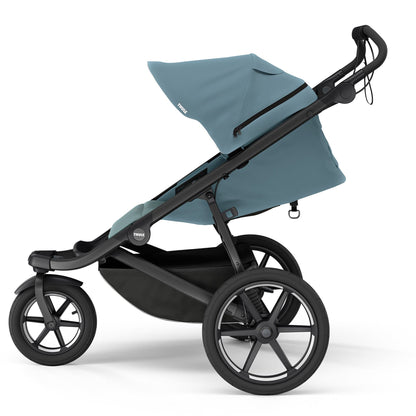 Thule Urban Glide 3 Single Jogging Stroller with Magnetic Buckle - Mid Blue