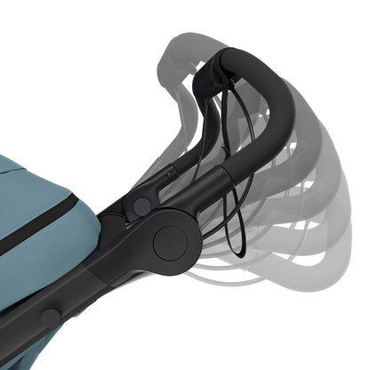 Thule Urban Glide 3 Single Jogging Stroller with Magnetic Buckle - Mid Blue