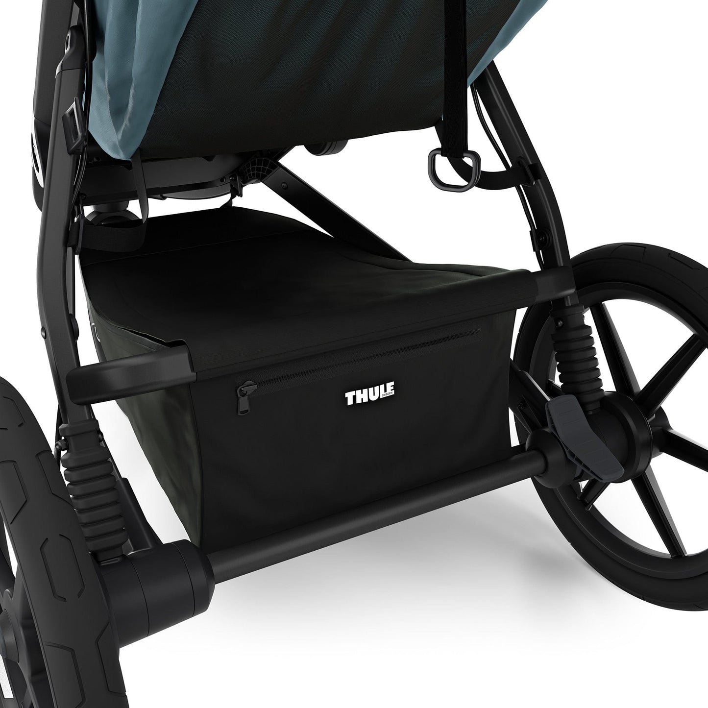 Thule Urban Glide 3 Single Jogging Stroller with Magnetic Buckle - Mid Blue