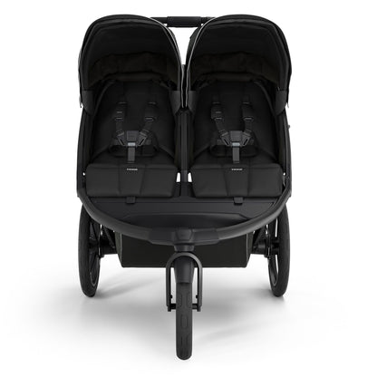 Thule Urban Glide 3 Double Jogging Stroller with Magnetic Buckle - Black