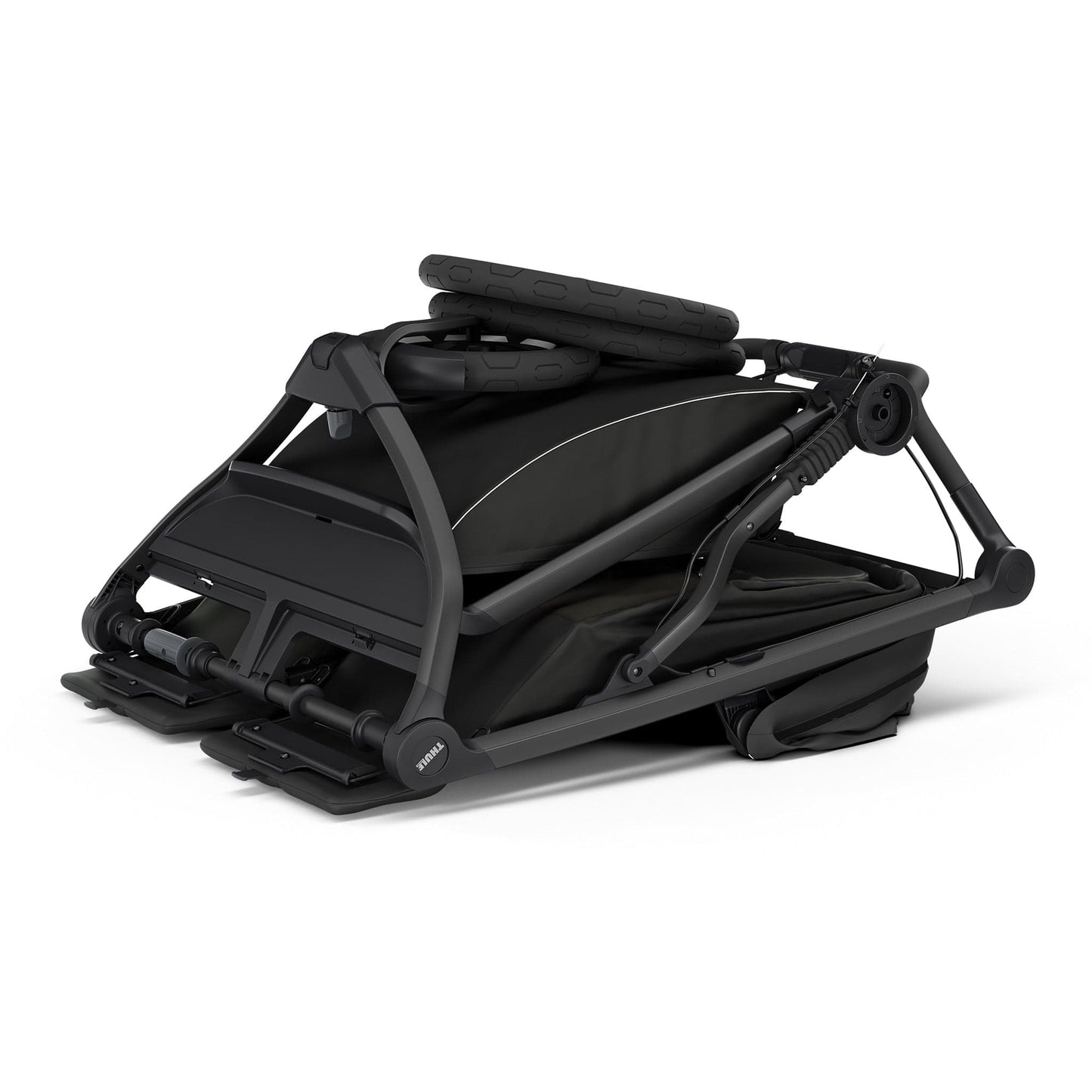 Thule Urban Glide 3 Double Jogging Stroller with Magnetic Buckle - Black