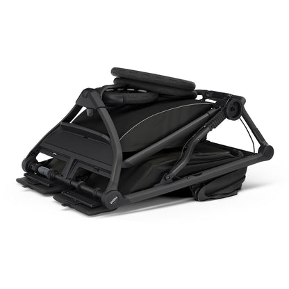 Thule Urban Glide 3 Double Jogging Stroller with Magnetic Buckle - Black