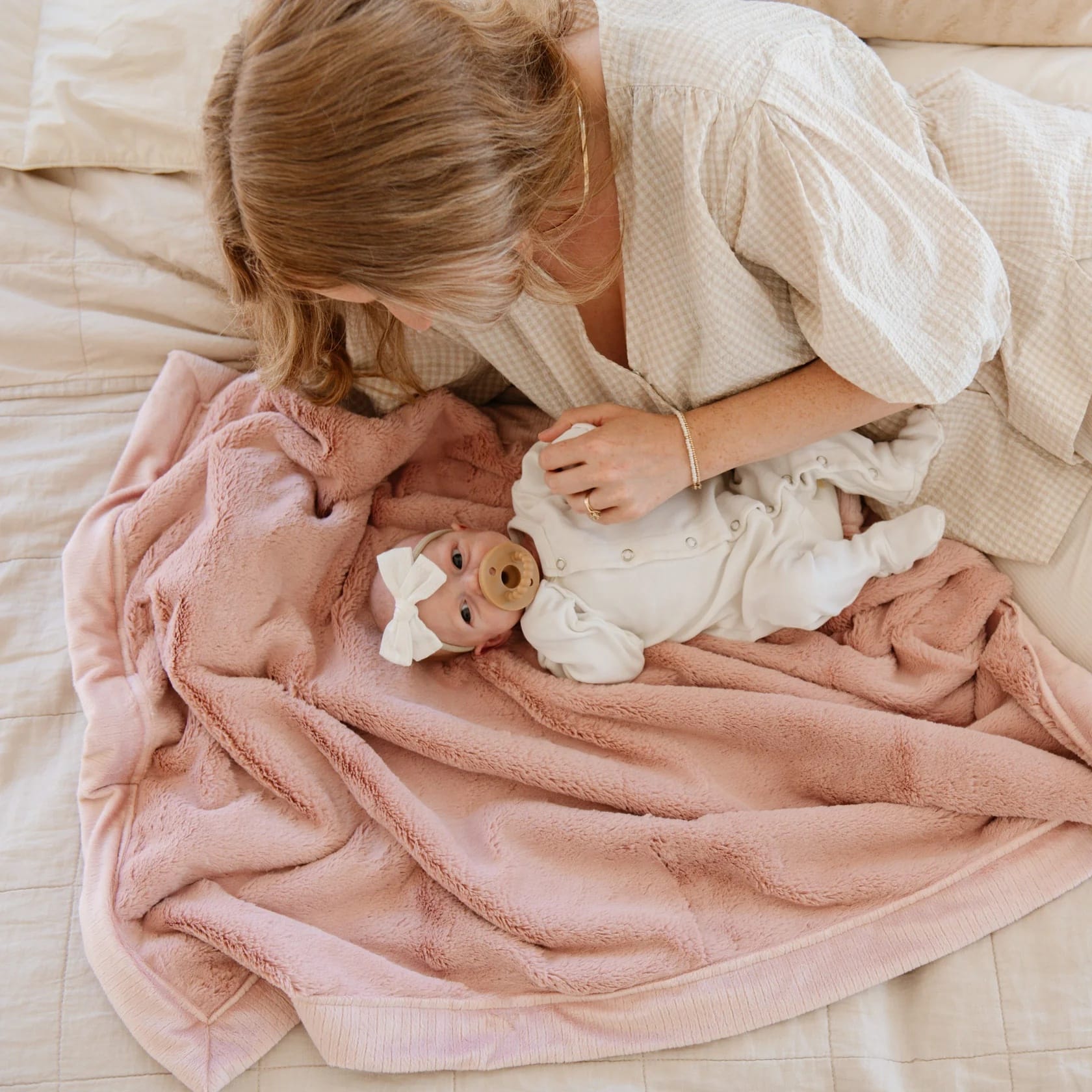 Saranoni Lush Receiving Blanket - Blossom