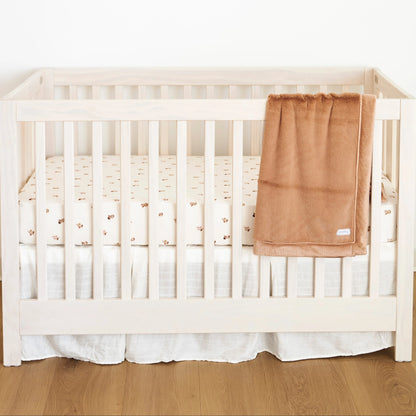 Saranoni Pleated Dust Ruffle - Cream