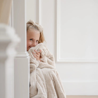 Saranoni Lush Receiving Blanket - Buttermilk