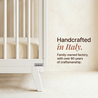 dadada Soho 3-in-1 Convertible Crib - White