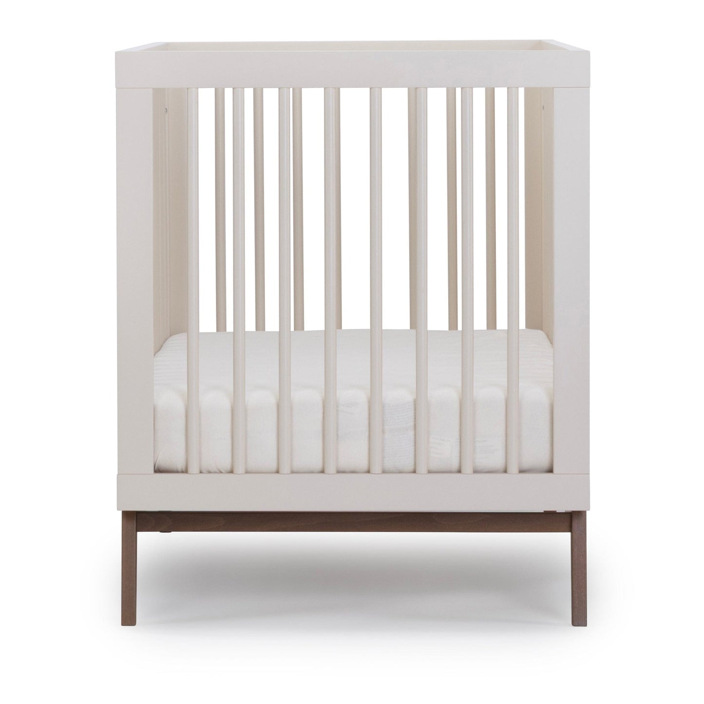 dadada Soho 3-in-1 Convertible Crib - Almond Milk / Walnut - 10482-DA