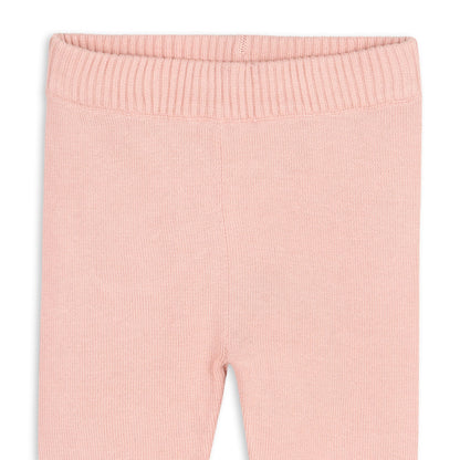 Viverano Organics Milan Knit Baby Pocket Pants - Blush, 0-3M