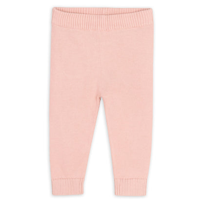 Viverano Organics Milan Knit Baby Pocket Pants - Blush, 3-6M
