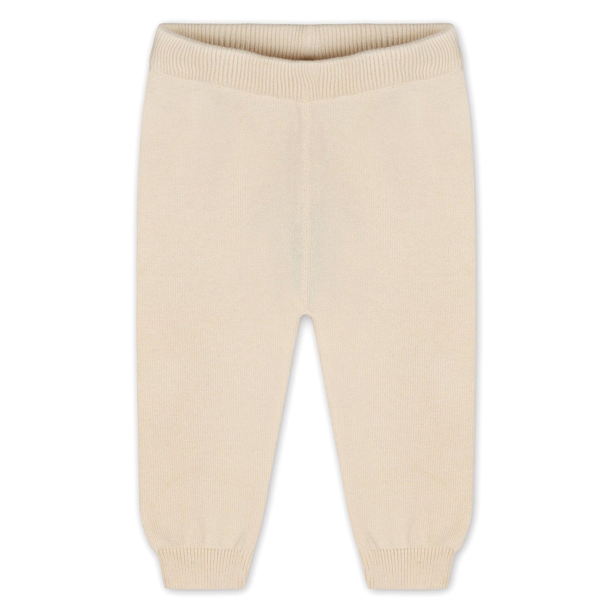 Viverano Organics Milan Knit Baby Pocket Pants - Cream, 3-6M