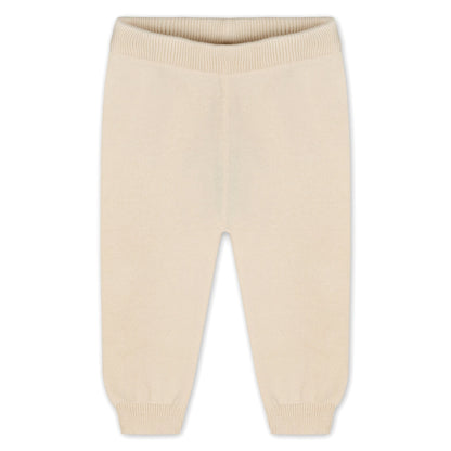 Viverano Organics Milan Knit Baby Pocket Pants - Cream, 3-6M