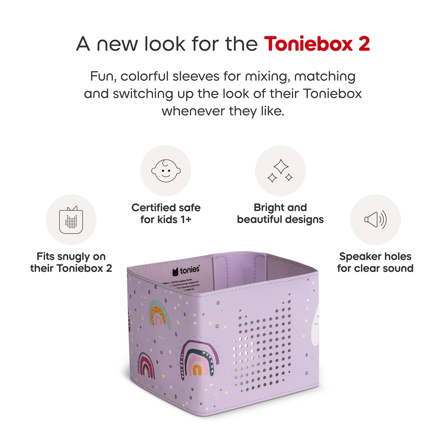 Tonies Toniebox 2 Sleeve - Rainbow - 11001123