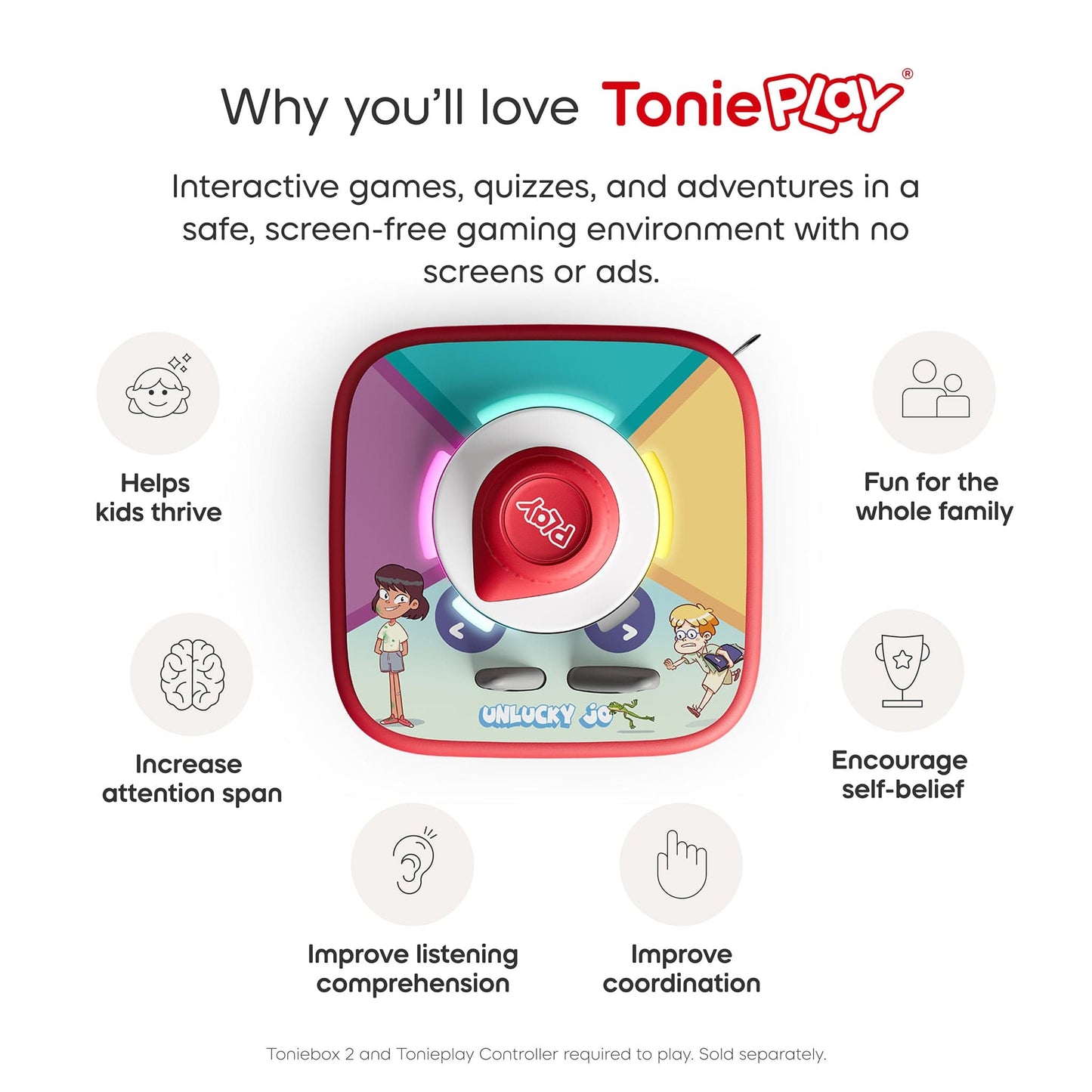 Tonies Tonieplay Interactive Story - Unlucky Jo: A Fun Day of Chaos - 11002848