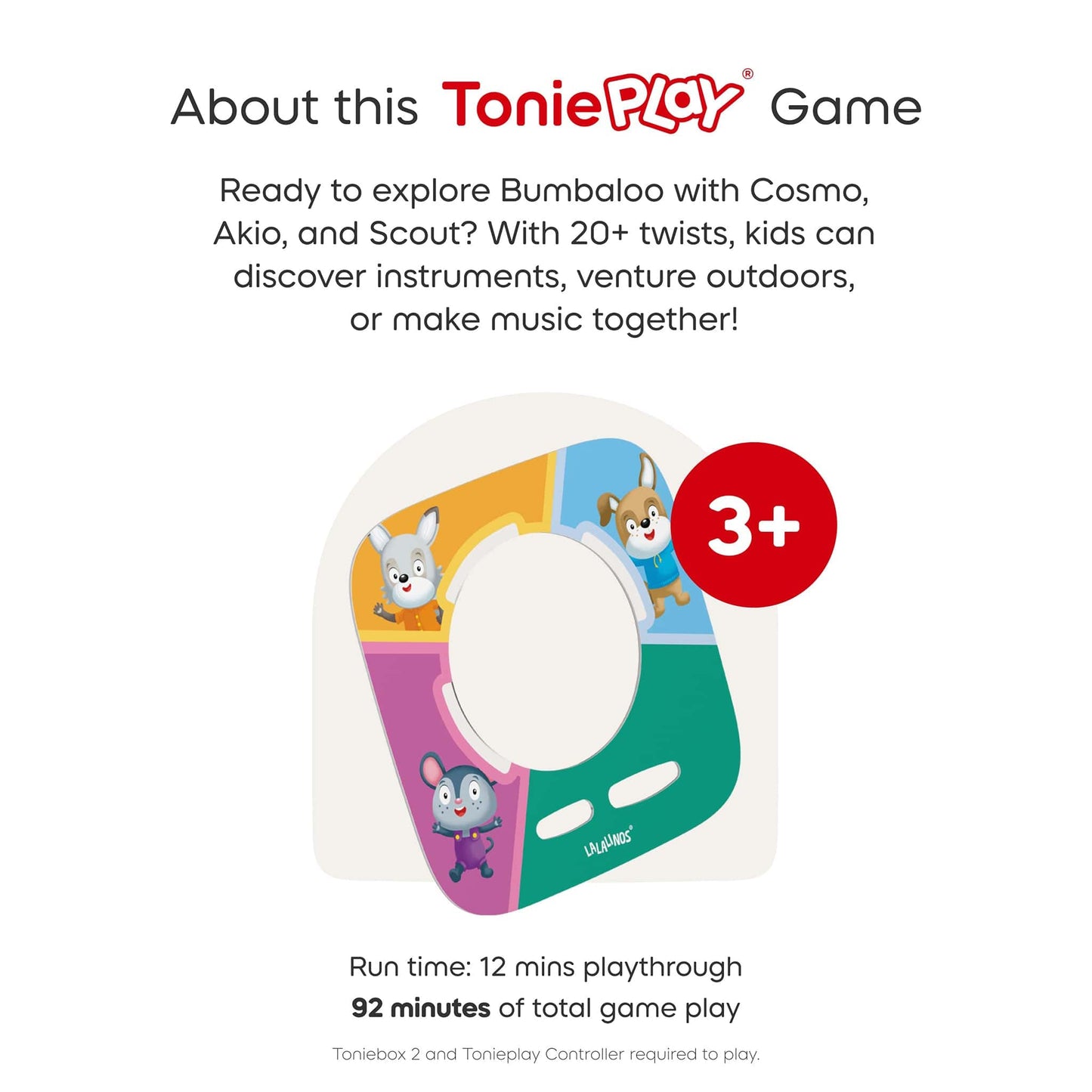 Tonies Tonieplay Interactive Story - Lalalinos: Your Day in Bumbaloo - 11002858
