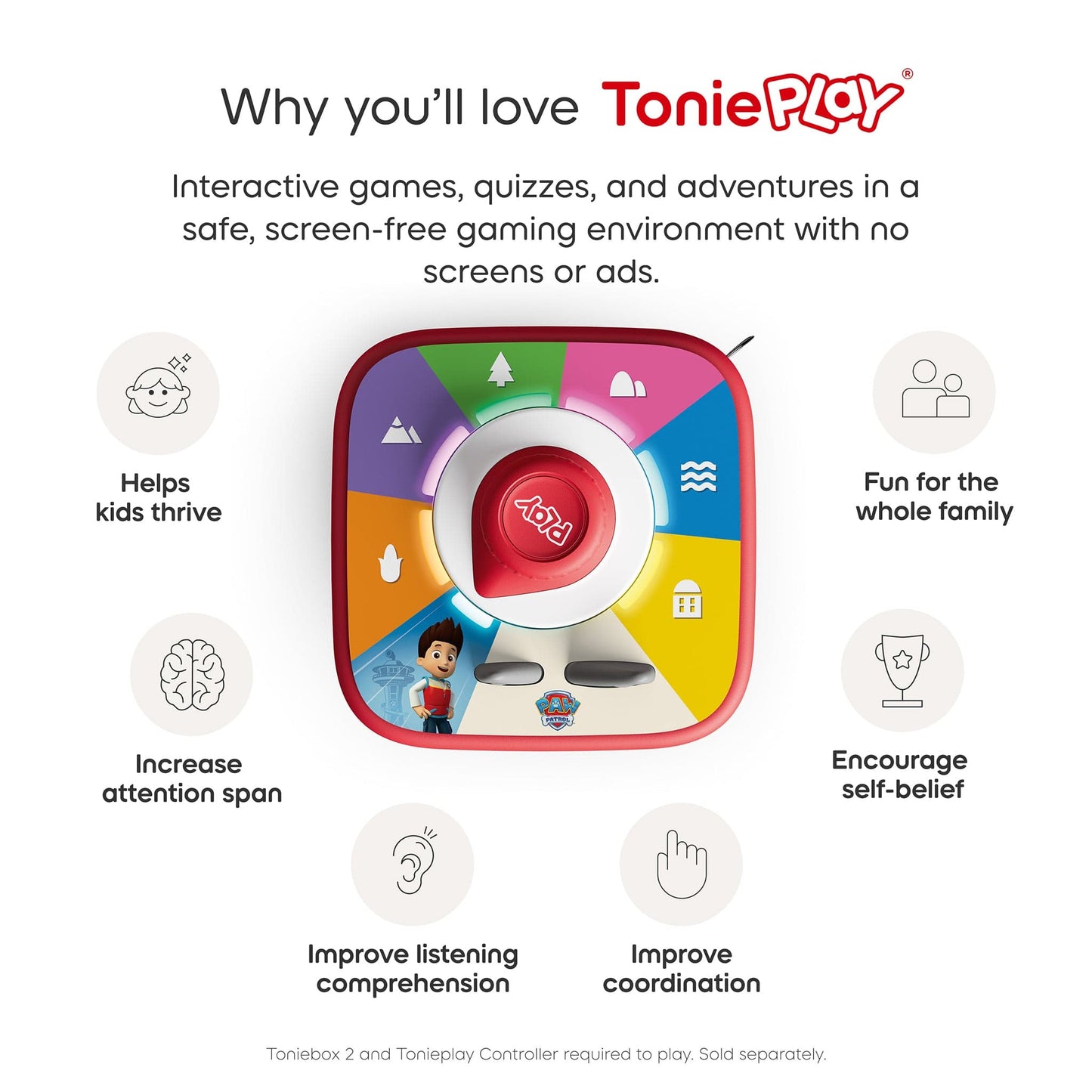 Tonies Tonieplay Game & Controller Set: Paw Patrol - 11002950