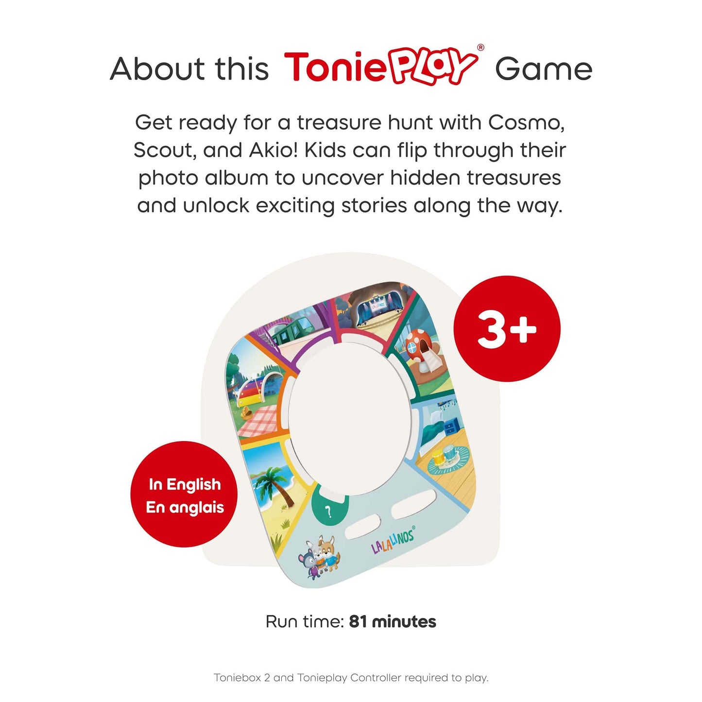 Tonies Tonieplay Game & Controller Set: Lalalinos Find the Photo - 11002952