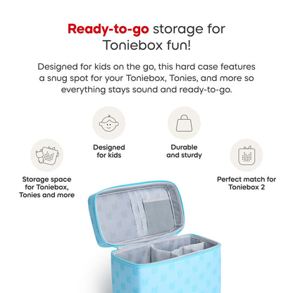 Tonies Toniebox All-in-One Carrying Case - Sky Blue - 11003008