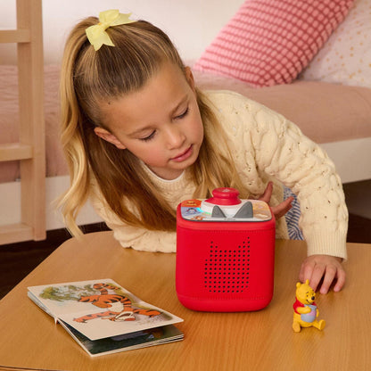 Tonies Toniebox 2 Full Play Set - Winnie the Pooh (Sunset Red) - 11003012