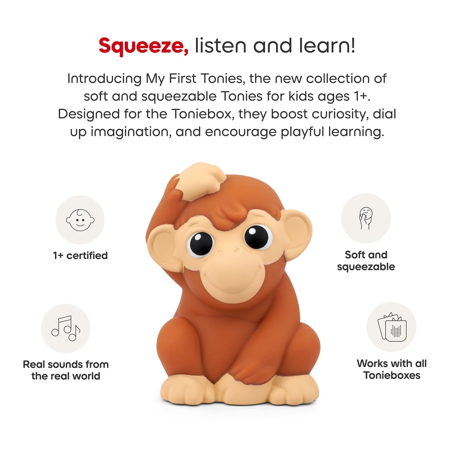 Tonies My First Tonies: Jungle Set - Monkey, Parrot and Tiger - 11003088