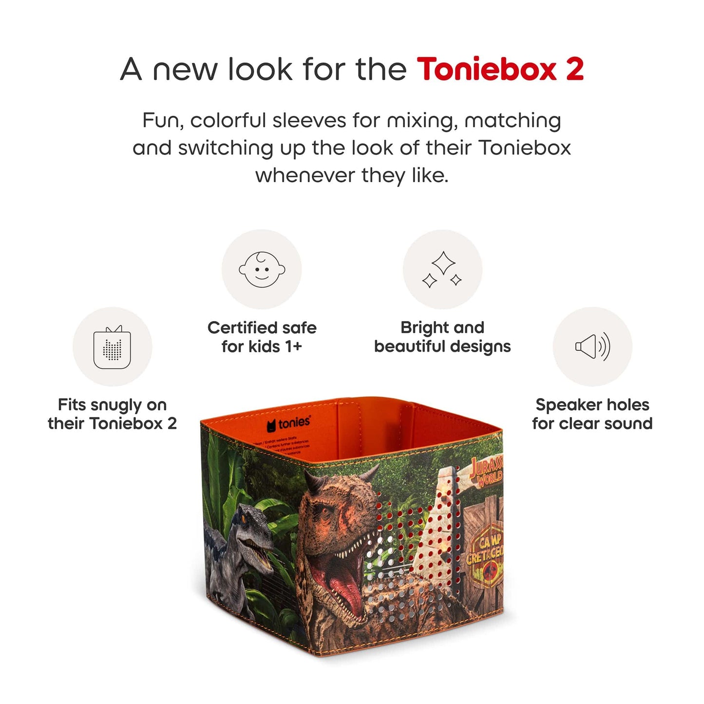 Tonies Toniebox 2 Sleeve - Jurassic Park - 11003172