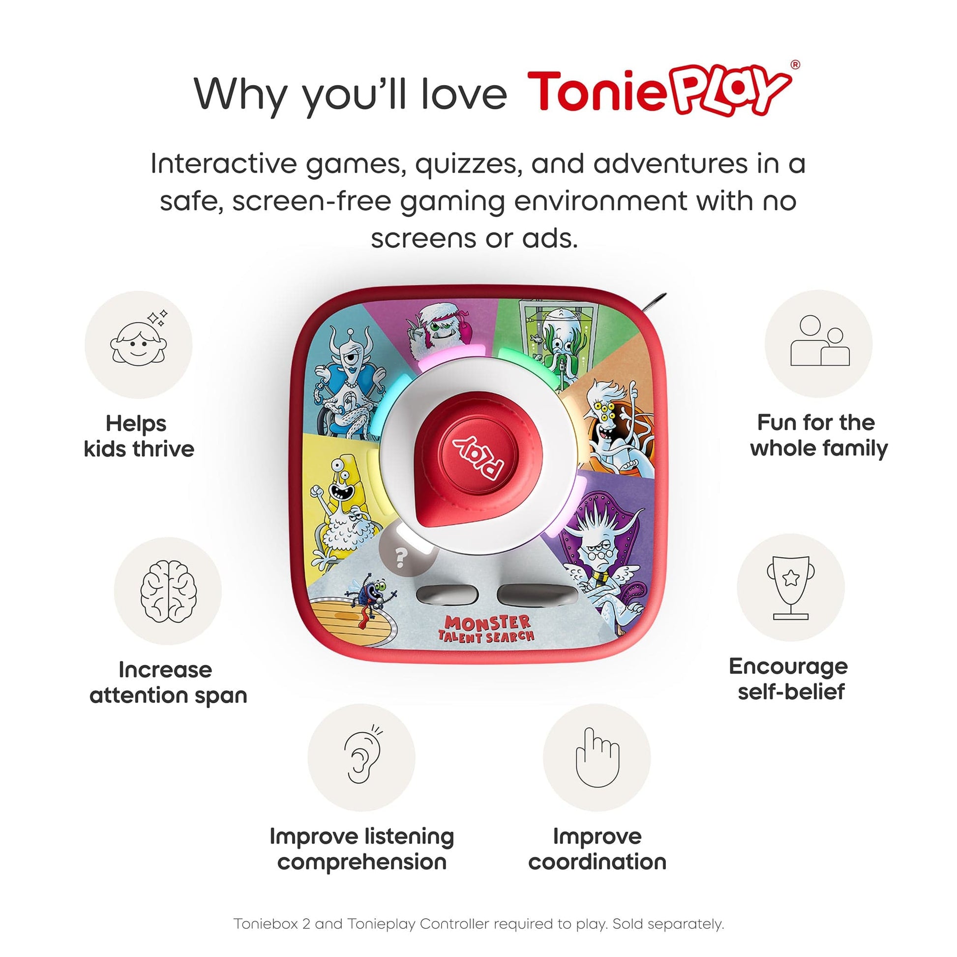 Tonies Tonieplay Game - Monster Talent Search - 11003445