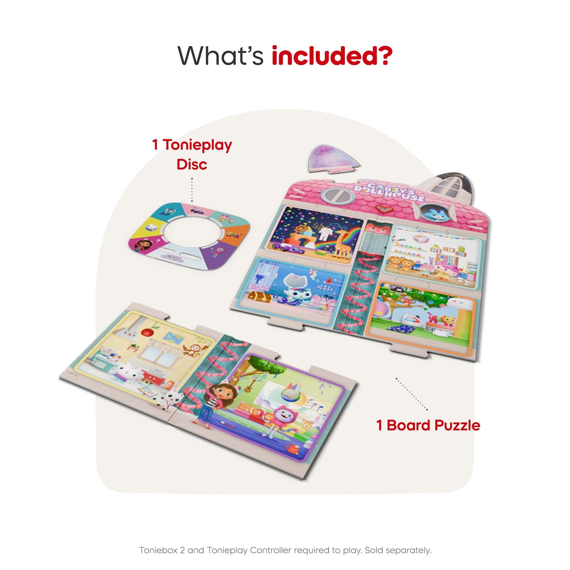 Tonies Tonieplay Game - Gabby’s Dollhouse: Gabby's Cat-tastic Scavenger Hunt - 11003459