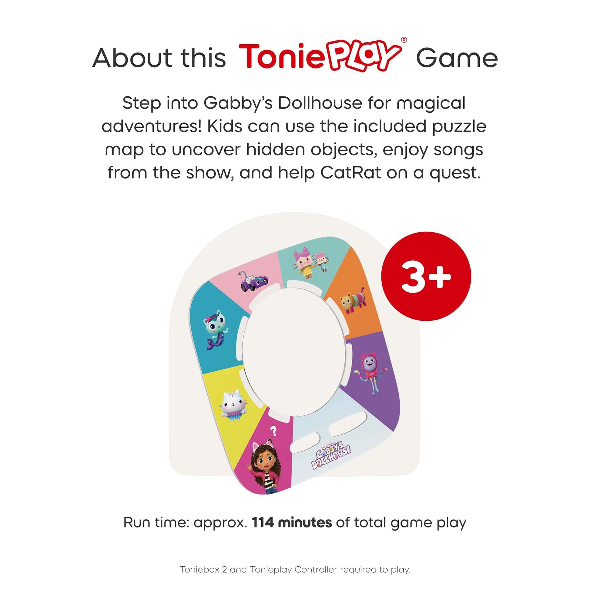 Tonies Tonieplay Game - Gabby’s Dollhouse: Gabby's Cat-tastic Scavenger Hunt - 11003459
