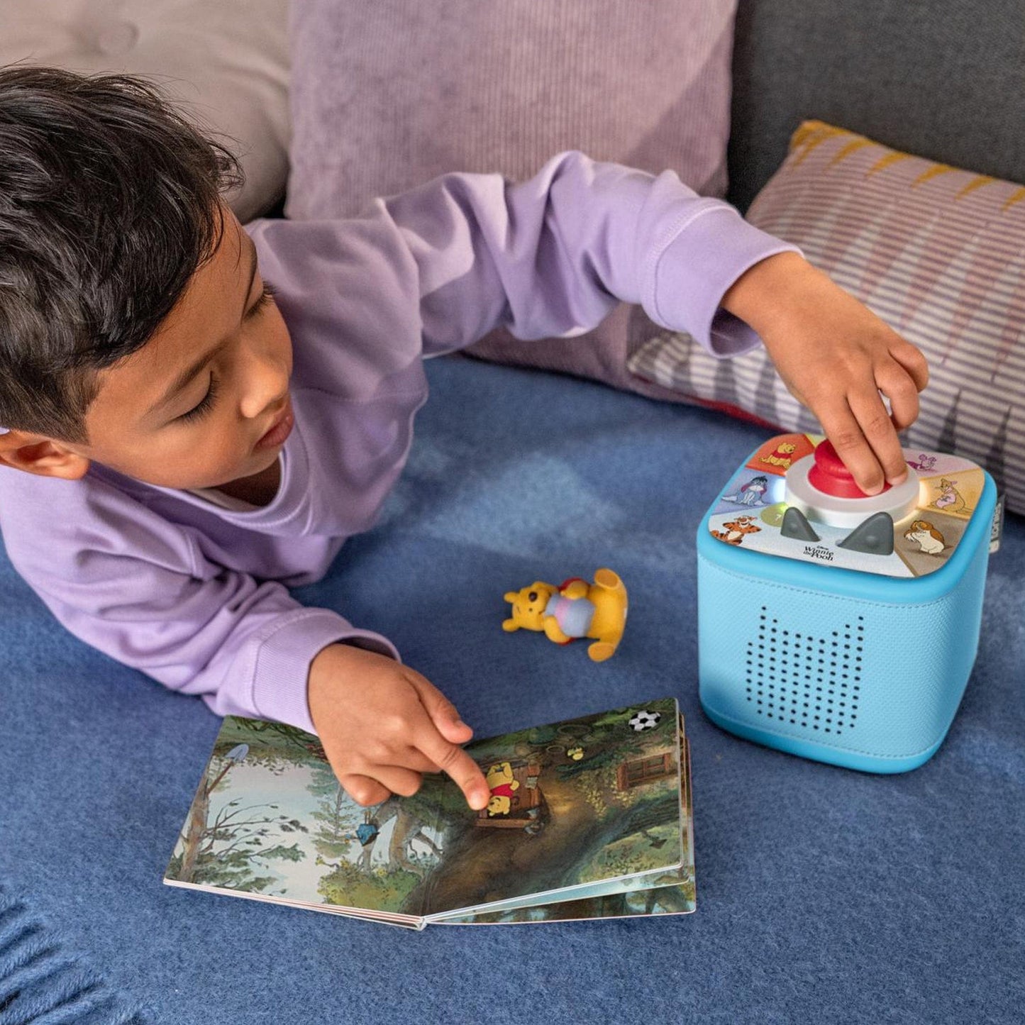 Tonies Toniebox 2 Full Play Set - Winnie the Pooh (Sky Blue) - 11003525